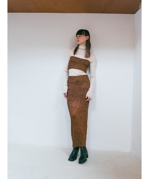 チューブトップ ベアトップ Glitter Bustier/グリッタービスチェ_14