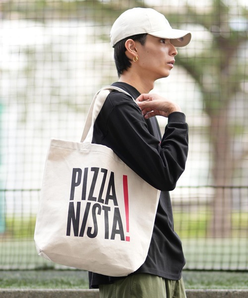 PIZZANISTA！ トートバッグ PIZZANISTA!/ピザニスタ ロゴ