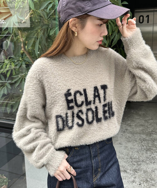 Discoat（ディスコート） ニット セーター 「WEB限定」シャギー