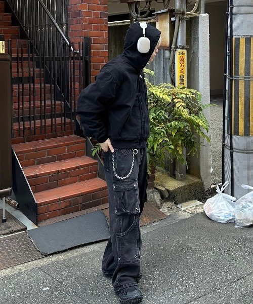 Chikashitsu+ ブルゾン アウター 「Chikashitsu +」cropped