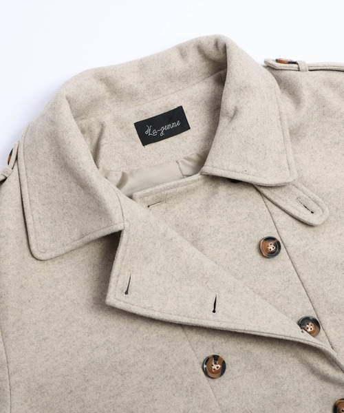 ピーコート pコート ウールライク Pコート レディース : ZOZOTOWN