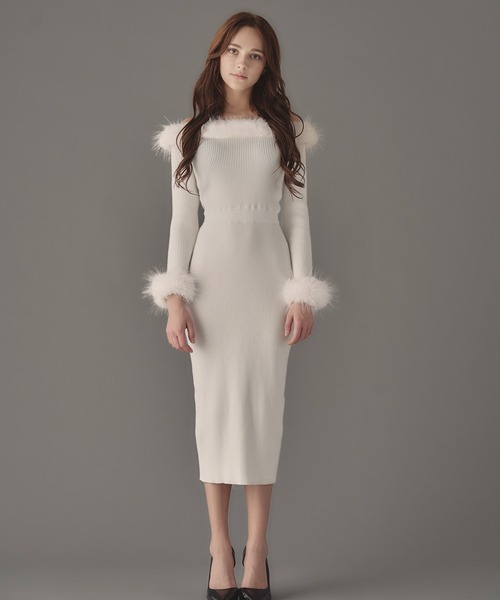 emiriawiz（エミリアウィズ） ワンピース Chic Faux Fur Knit Dress