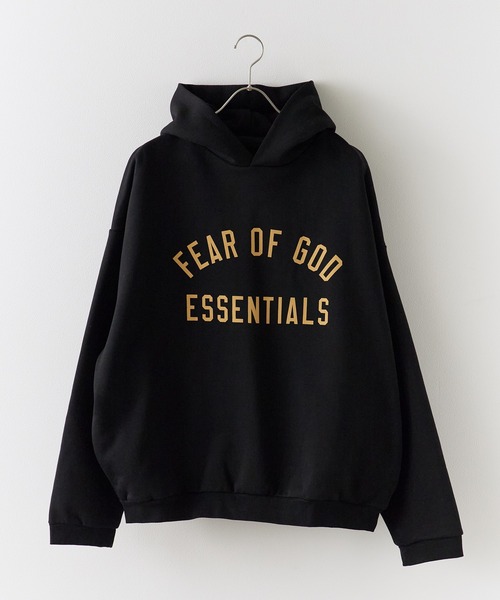 エターナルな魅力【FEAR OF GOD】コア ロゴ フリース パーカー FEAR OF GOD フィアオブゴッド fog essentials パーカー メンズ