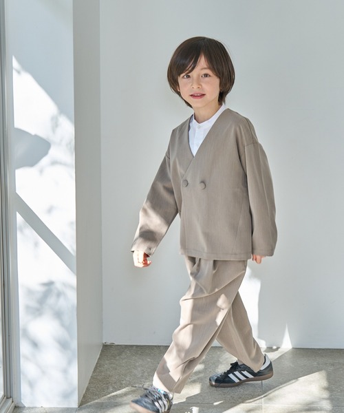 pairmanon（ペアマノン） セットアップ ノーカラージャケット