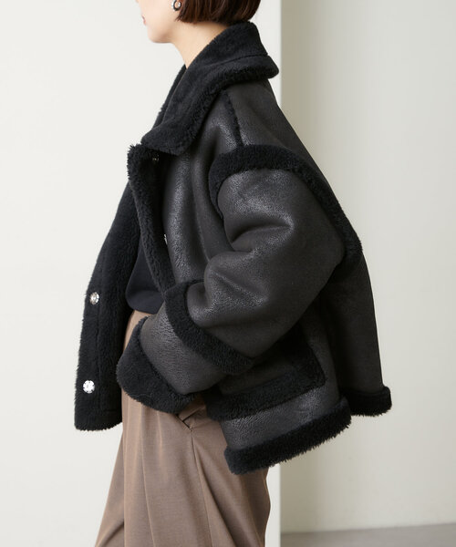 Omekashi / コート/FREE/ウール/BLK/無地/oms1032408a0002 Omekashi（オメカシ） コート FREE ブラック レディース : ZOZOTOWN