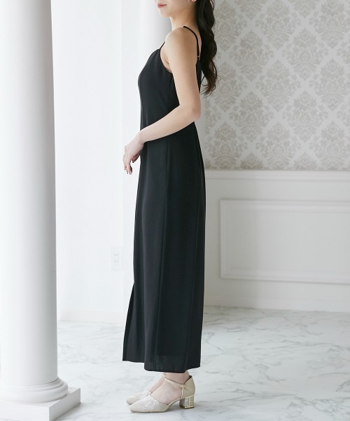 Jolie et Jolie【結婚式・パーティードレス】 Jolie et ドレス スタンドカラーフロントレースデザイン