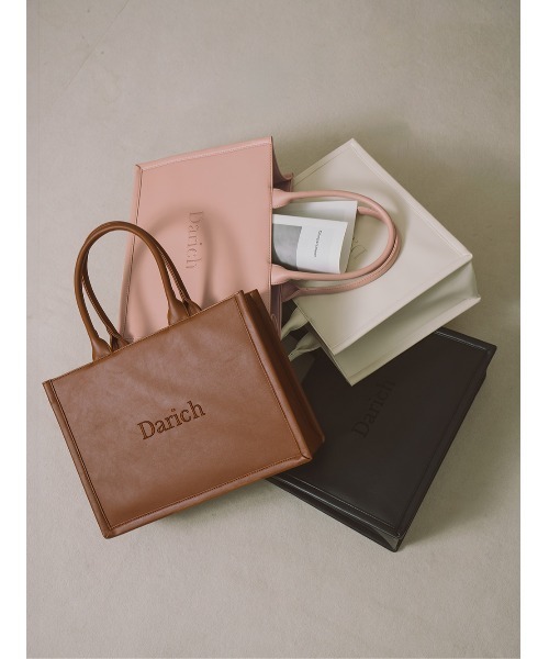 Darich ロゴトートバッグ ダーリッチ Darich ロゴトートバッグ （アイボリー