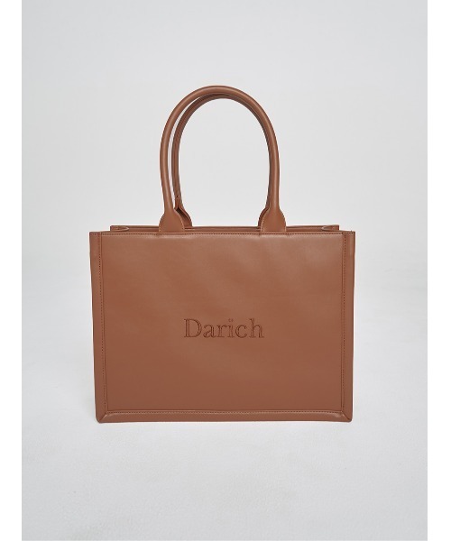 Darich トートバッグ ロゴレザートートバッグ レディース