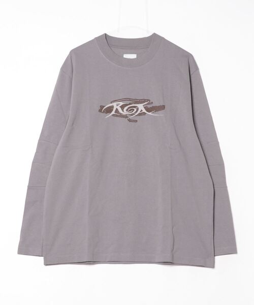 新品未使用　ROA 長袖カットソー カーキ　ロア ROA tシャツ 「ROA」ロア ROA Long Sleeve Graphic メンズ レディース