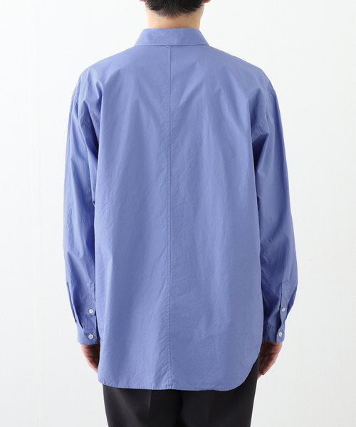 ATON シャツ (エイトン) SUVIN BROAD WASHED SHIRT BLAGGM0004