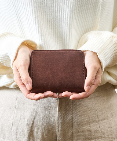 A_W 財布 アウ / ROUND ZIP PURSE プエブロレザーラウンドジップ二