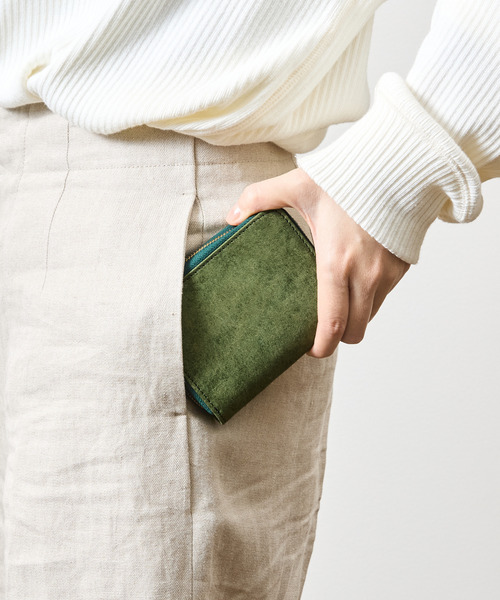A_W 二つ折り財布 財布 アウ / ROUND ZIP PURSE プエブロレザー