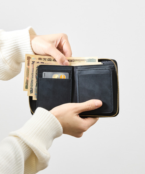 A_W 財布 アウ / ROUND ZIP PURSE プエブロレザーラウンドジップ二