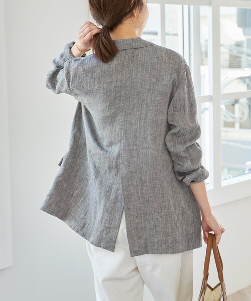 Spick＆Span ジャケット テーラードジャケット 「追加」リネン