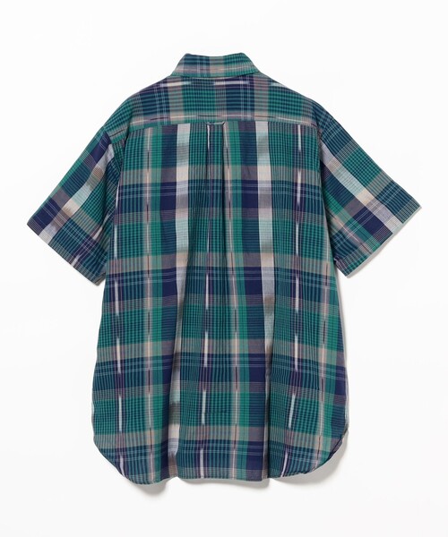 beams+ マドラスチェックシャツ クラシックフィット セール】マドラスチェック ボタンダウン S/S シャツ クラシック