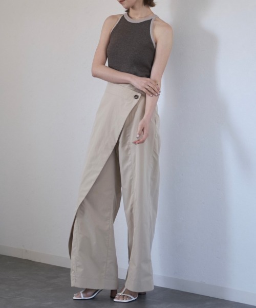 「Reurie'」 キャミソールニット FREE ブルー レディース_画像8