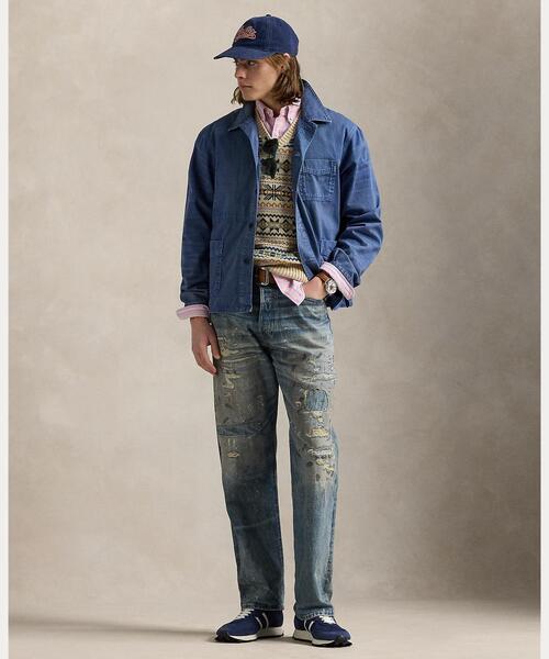 Polo Ralph Lauren ネイビー カバーオール POLO RALPH LAUREN カバーオール ツイル ユーティリティ