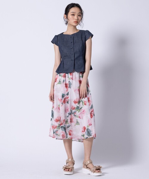 スカート FULL BLOOM PEONY SKIRT スカートの画像