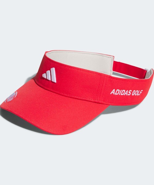 adidas（アディダス） サンバイザー サイドロゴ バイザー「adidas Golf