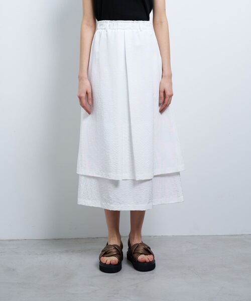LANVIN en Bleu スカート 撥水レイヤードスカート : ZOZOTOWN Yahoo!店