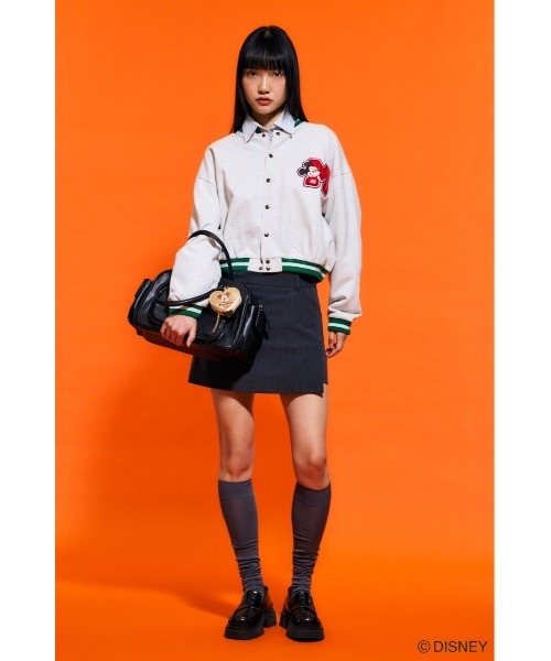 moussy Disney コラボ　アウター　ジャケット　ミッキー柄 マウジーのディズニーコレクションに20年冬の新作、ミッキー総柄
