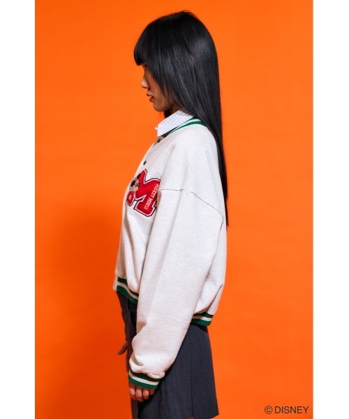 moussy Disney コラボ　アウター　ジャケット　ミッキー柄 マウジーのディズニーコレクションに20年冬の新作、ミッキー総柄