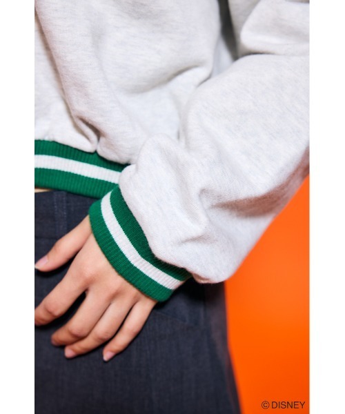 【新品未使用】moussyミッキー柄アウター Disney SERIES CREATED by MOUSSY コート アウター MD SWEAT