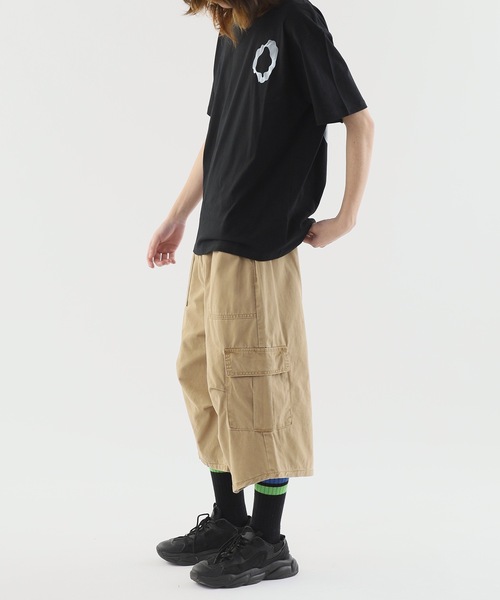 ロンＴ ハーフパンツ スウェット ハーフパンツ 七分丈[品番：TLKM0000215]｜T-LINK