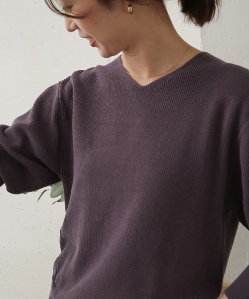 URBAN RESEARCH DOORS 「URBAN DOORS」 Vネックニット ONE
