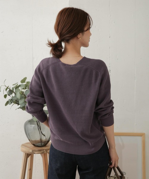 URBAN RESEARCH DOORS - URBAN RESEARCH DOORS　ニット URBAN RESEARCH DOORS☆ネップケーブルクルーネックニット