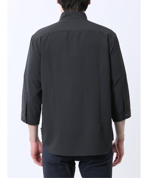 Renoma メンズ Lサイズ シャツ renoma シャツ 「ストレッチ」レノマ オム 楊柳 スタンドカラー7