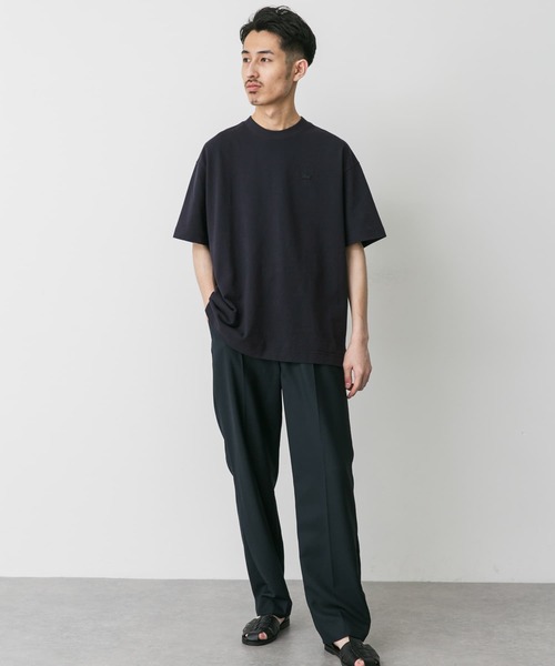 『別注』LACOSTE×DOORS　moss stitch ShortSleeve T-shirts LACOSTE tシャツ 「別注」LACOSTE×DOORS moss stitch