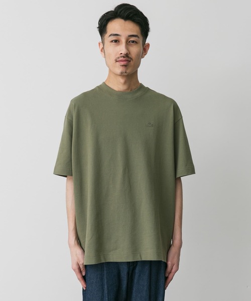 『別注』LACOSTE×DOORS　moss stitch ShortSleeve T-shirts LACOSTE tシャツ 「別注」LACOSTE×DOORS moss stitch