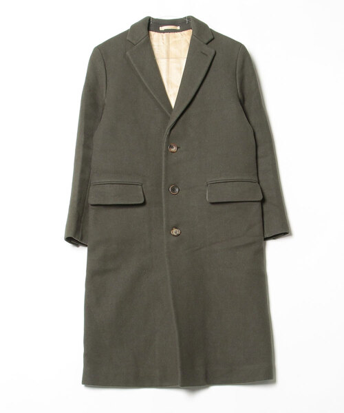 SCYE BASICS チェスターコート 36（17AW） SCYE BASICS（サイベーシックス） チェスターコート 36 グリーン