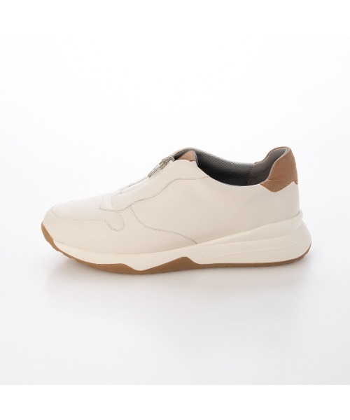 ing（イング） スニーカー ロックファスナーレザースニーカー