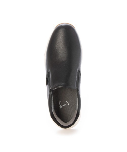 ing（イング） スニーカー ロックファスナーレザースニーカー