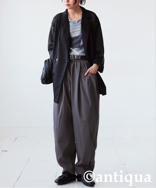 ICHI Antiquities noir サーカスパンツ ベージュ ICHI Antiquities noir サーカスパンツ ベージュ