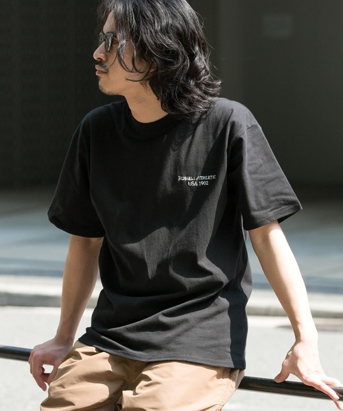 「URBAN RESEARCH」 「russell athletic」半袖Tシャツ MEDIUM ホワイト系その他 メンズ