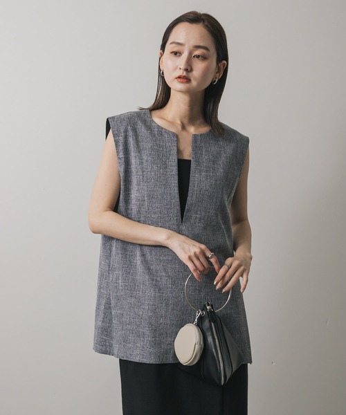 SENSE OF PLACE by URBAN RESEARCH ベスト ジレ スキッパー