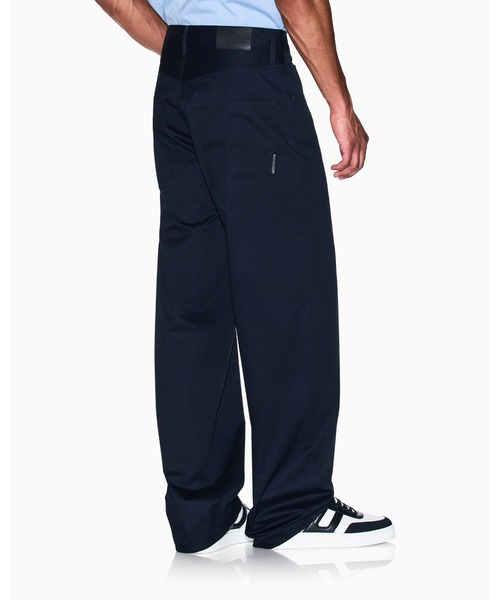 ★レザーパッチ★ GIORGIO ARMANI デニム イタリア製 黒 W30 ARMANI EXCHANGE ジーンズ 「A|X アルマーニ エクスチェンジ