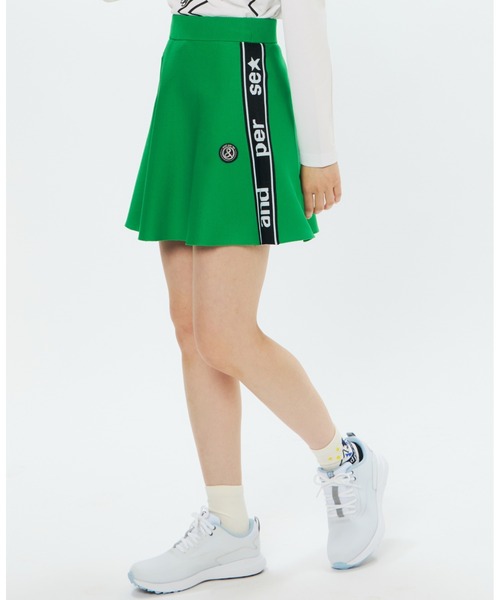 and per se（アンパスィ） スカート アクティブニットスカート