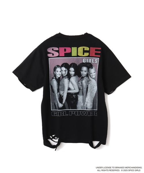 tシャツ atmos pink x SPICE GIRLS Damage T-shirt / アトモス ピンク スパイスガールズ ダメージ T-シャツ