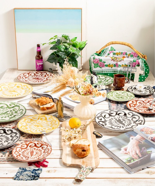 ANFORA マットグレイ レクタンプレート　６枚　アンフォラ　メキシコ 角皿 MILLION CARATS（ミリオンカラッツ） 食器 「ANFORA」食卓に彩りと