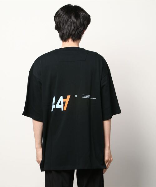 「A4A」 7分袖Tシャツ MEDIUM グリーン メンズ