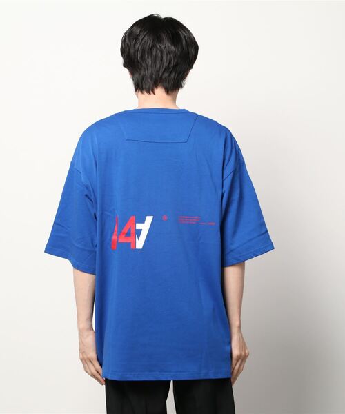 「A4A」 7分袖Tシャツ MEDIUM グリーン メンズ
