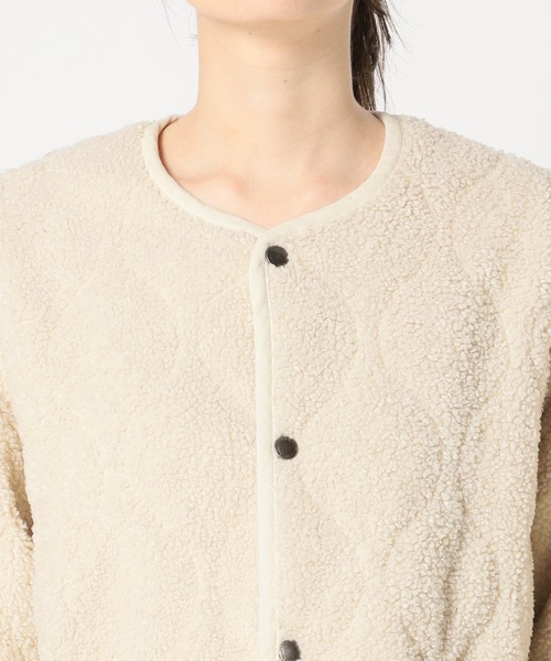 plage（プラージュ） ノーカラージャケット 36 ナチュラル レディース