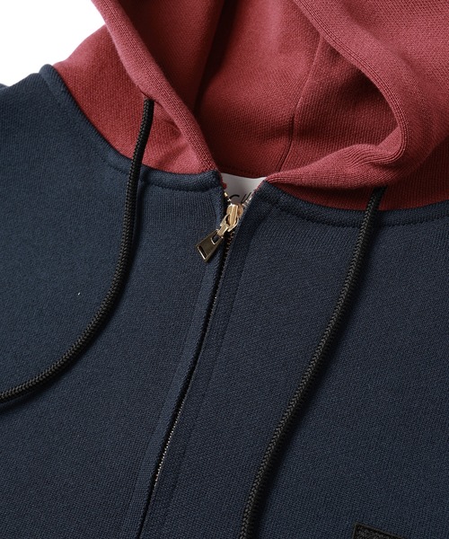 CULLNI パーカー Embroidery Patch Half Zip Knit Hoodie メンズ