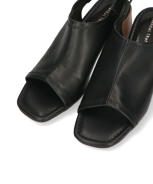 「ORiental TRaffic」 ヒールサンダル LL ブラック レディース_画像5