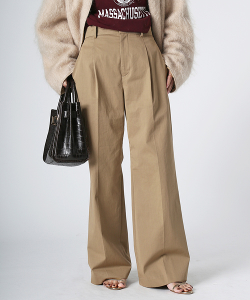 「Deuxieme Classe」 「EVERYDAY I LIKE.」チノパンツ 36 タン レディース
