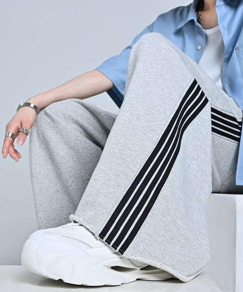 定6.9万★andrea ya'aqov 綿麻スウェットパンツ アンドレアヤコブ ADRER（アドラー） ワイドパンツ スウェットパンツ ジャージ Heavy